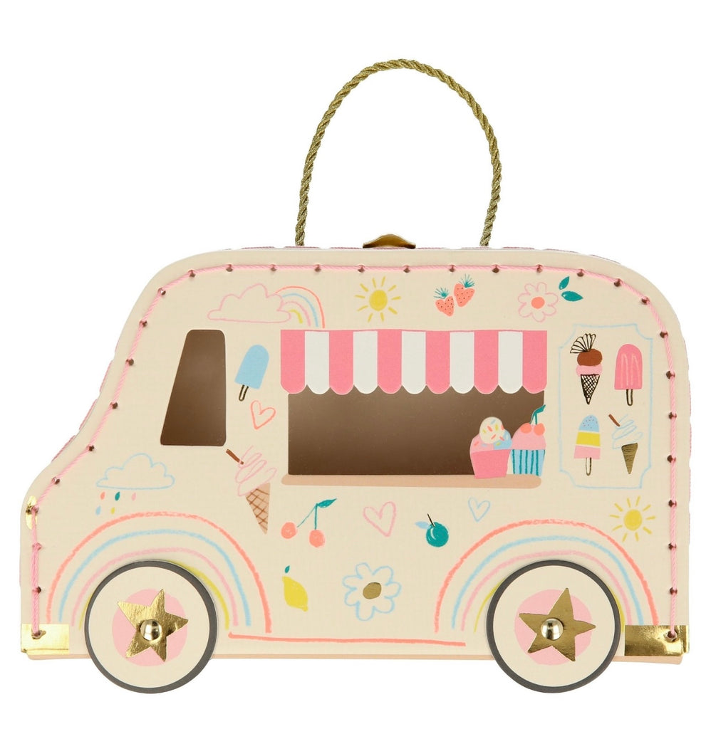 Ice Cream Van Bunny Mini Suitcase Doll