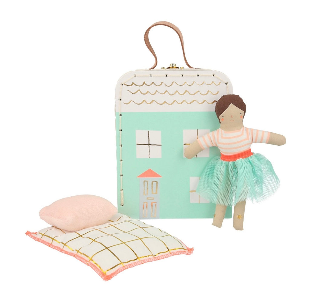 Lila Mini Suitcase Doll