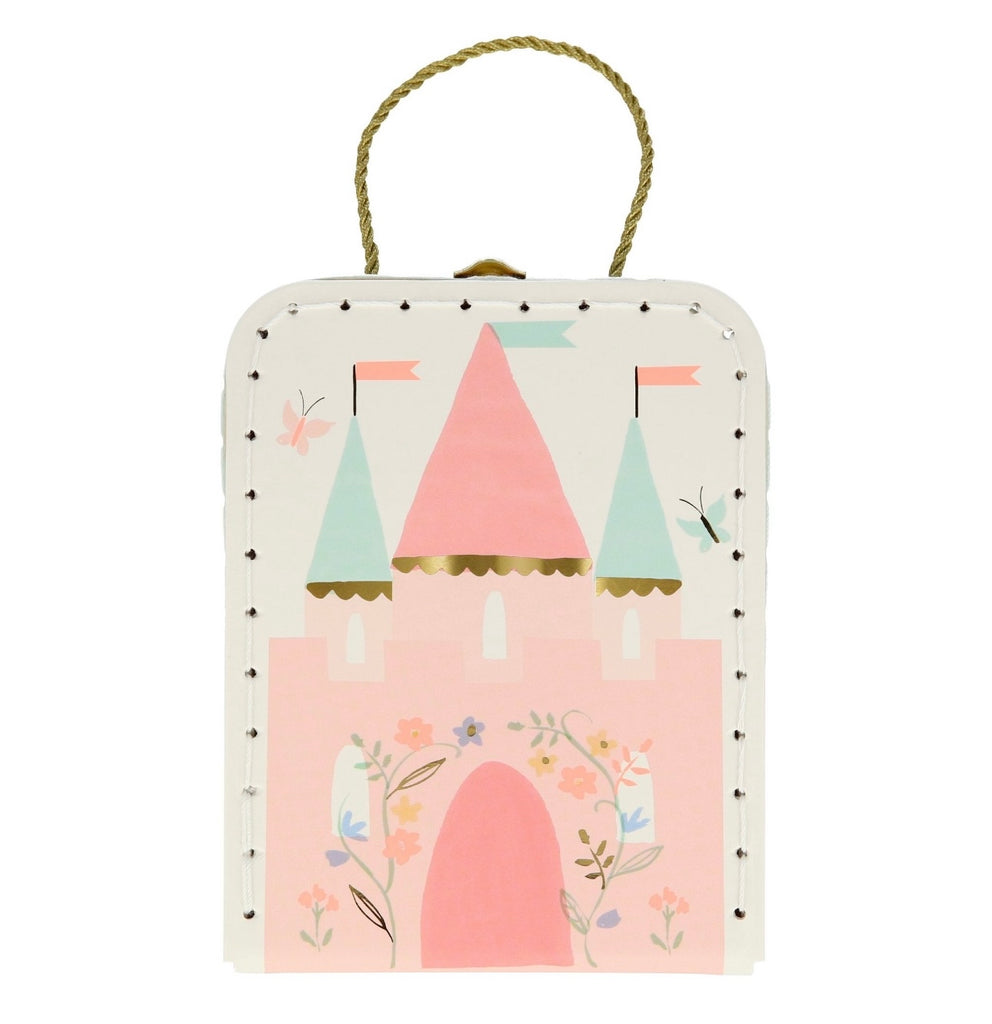 Castle & Princess Cat Mini Suitcase Doll