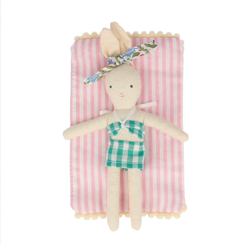 Caravan Bunny Mini Suitcase Doll