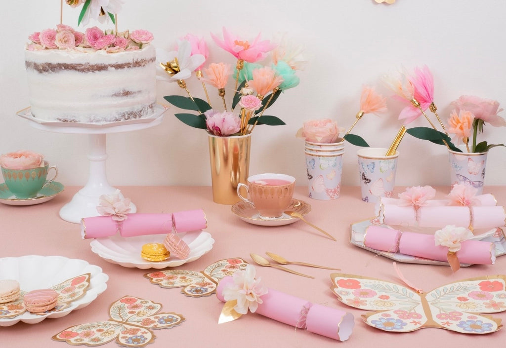 Tissue Floral Crackers (x 6)