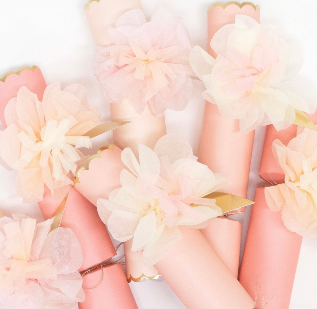 Tissue Floral Crackers (x 6)