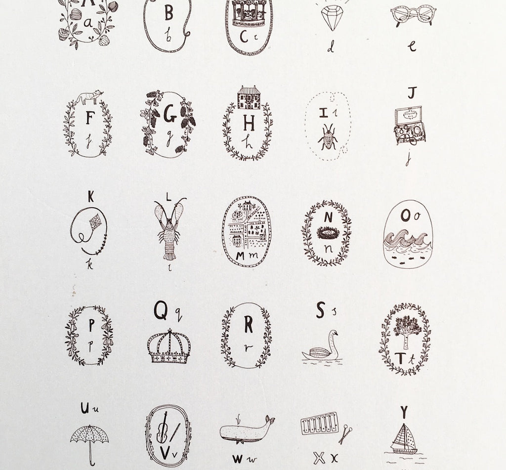 ABC Alphabet CardsABC Cards - Gold Frankincense + Myrrh