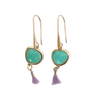 Aqua Gem Earrings
