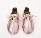 Shuffle Shoes Pink MetallicShoes - Gold Frankincense + Myrrh